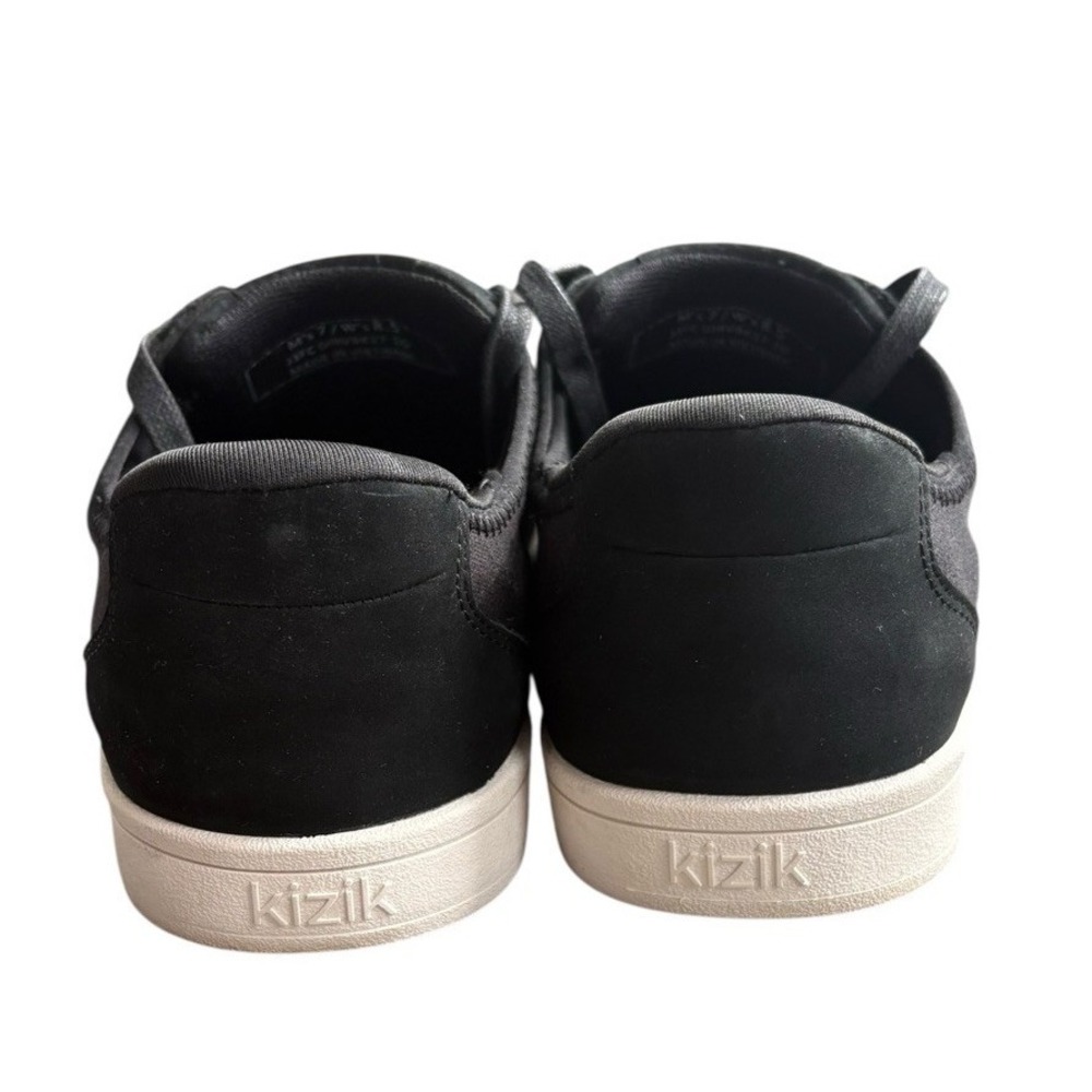 Kizik Irvine Women's Canvas/Leather Sneakers Black Size 8.5 Hands Free Lace Up - Picture 5 of 8